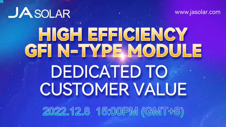 High efficiency GFI n-type module, dedicated to customer value