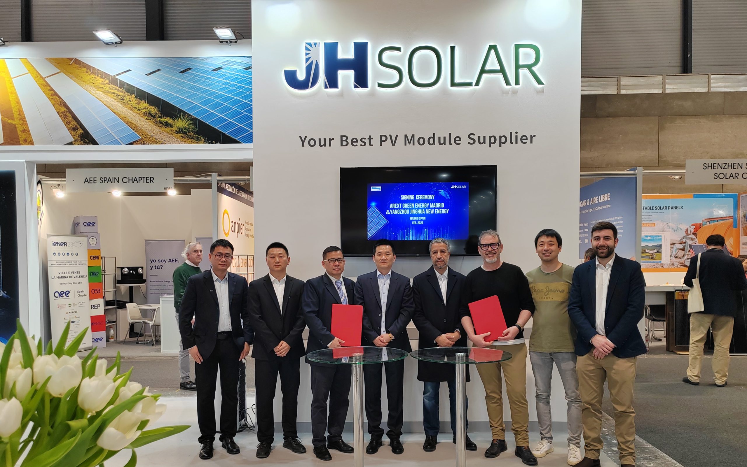 JH Solar entered into a cooperation agreement with Arext Green Energy | Solarbe Global