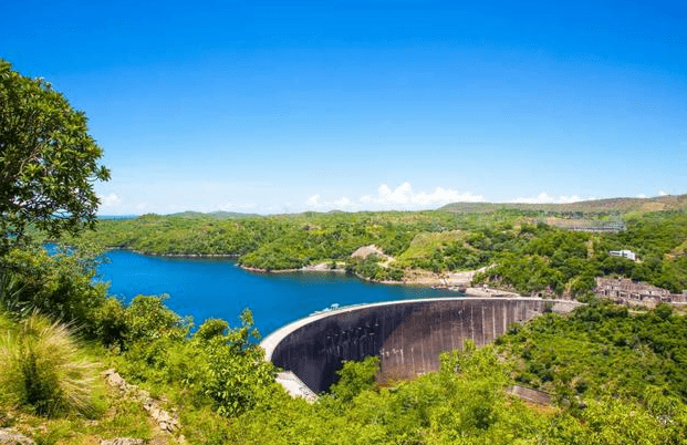 The Kariba Dam in Zimbabwe