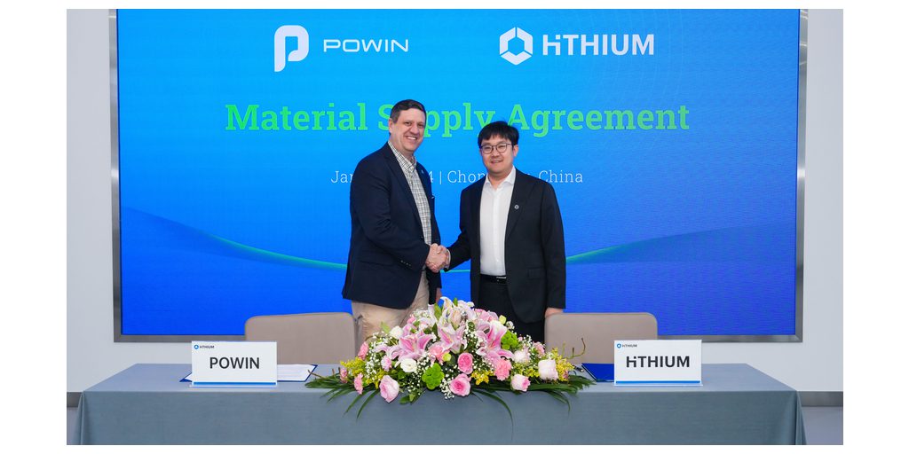 Hithium secures 3-year deal to supply Powin with 5GWh battery cells