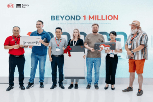 BYD celebrates the installation of one million BatteryBox units